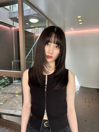 セミロング 表参道レイヤー Kinoのヘアスタイル