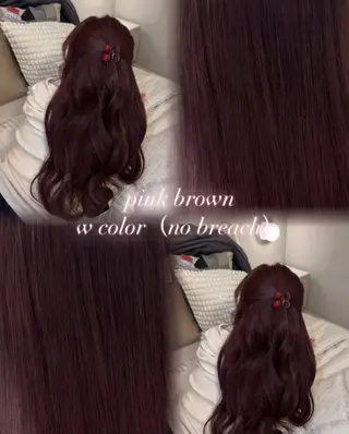 ロング カラー 〖ワンホンヘアー〗 SAKURA👼🏻のヘアスタイル