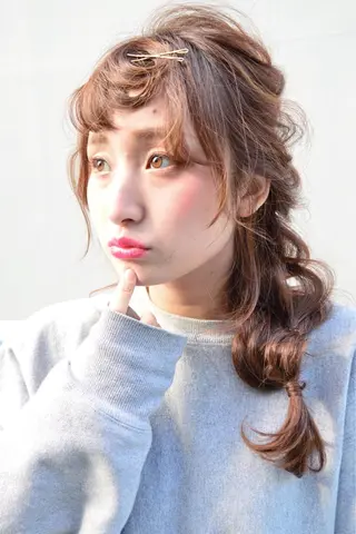 ロング カラー ヘアアレンジ 花井 啓好のヘアスタイル