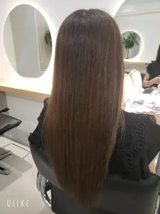 セミロング 透明感カラー×髪質改 善✨️町田築✨️のヘアスタイル