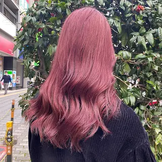 ロング カラー マンツーマン女性 美容師 奏のヘアスタイル