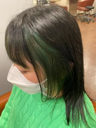 ロング カラー liL  hair サトウリョウタのヘアスタイル