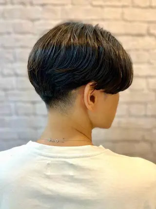 ショート パーマ ヘアアレンジ メンズ キッズ メンズカット/パーマ 山崎航平💈のヘアスタイル