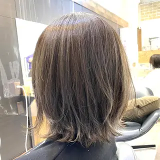 ミディアム カラー alpha松戸 🍓武田さくら🦊のヘアスタイル