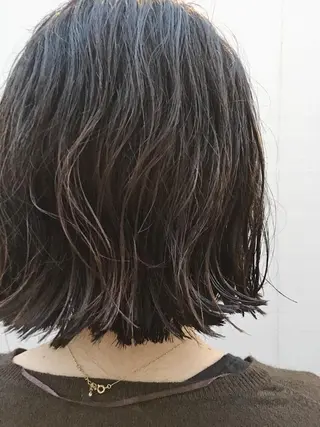 パーマ ノグチ ユウキ/ボブのヘアスタイル