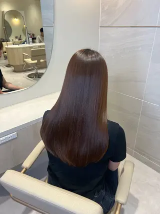 ロング パーマ カット無料｜レイヤー カット｜韓国モテへアのヘアスタイル