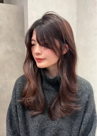 ロング 🩵似合わせカット/ カラー/あさか 🩵のヘアスタイル