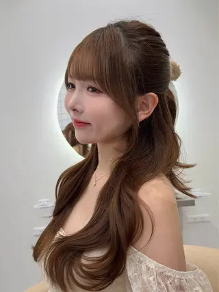 ロング 韓国ヘア/レイヤー カット SAKURAのヘアスタイル
