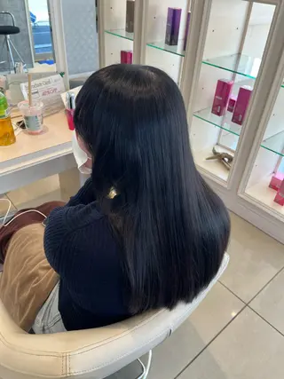 セミロング miki harukaのヘアスタイル