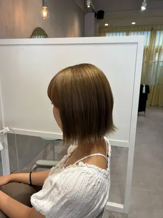 ミディアム 石井綾華🩰 ブリーチモデル募集✨のヘアスタイル