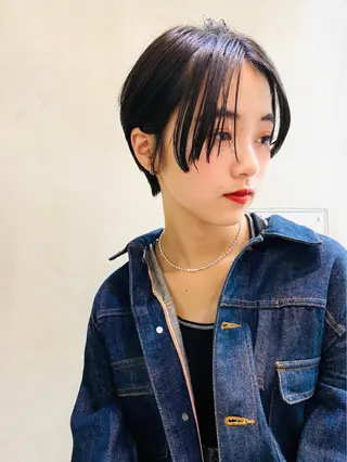 ショート カラー 赤みゼロ/透明感 カラー🌿KANTAのヘアスタイル