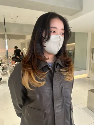 ロング カラー 海外レイヤー /NAGISAのヘアスタイル