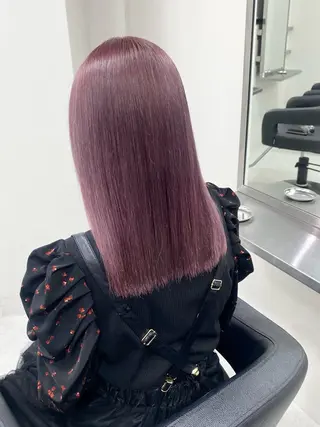 セミロング カラー 似合わせレイヤー/ 縮毛矯正🎀minaのヘアスタイル