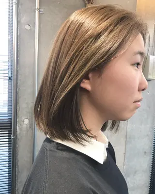 ミディアム HARU /stylistのヘアスタイル