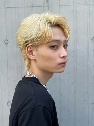 ショート カラー パーマ ヘアアレンジ メンズ 亀井隆汰/メンズ専門 パーマ特化美容師のヘアスタイル