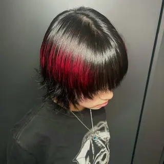 ショート カラー ★デザインカラー ハイトーン ももか★のヘアスタイル