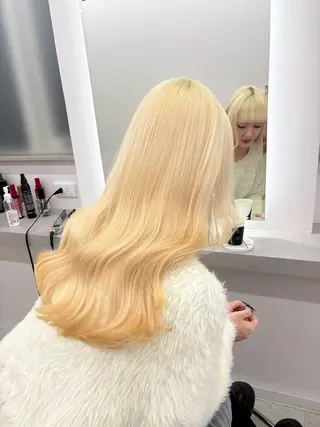 ロング カラー 心斎橋/透明感カラー / ミサキのヘアスタイル