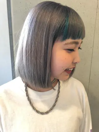 カラー 松本 明日可のヘアスタイル