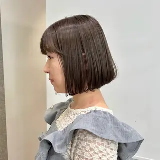 ミディアム カラー ベージュ🤎透明感 カラー🤎anriのヘアスタイル