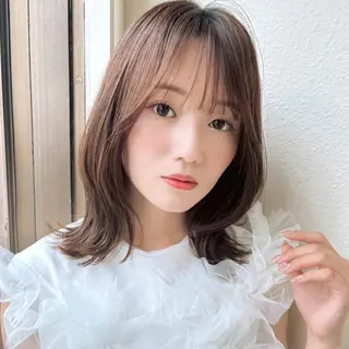 セミロング レイヤーカット/韓国 🤎きのした いちかのヘアスタイル