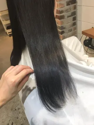 ロング カラー パーマ ヘアアレンジ メンズ キッズ Forest. -髪質改善-のヘアスタイル