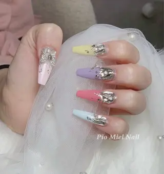 ネイル HANA 長さだしのネイルデザイン