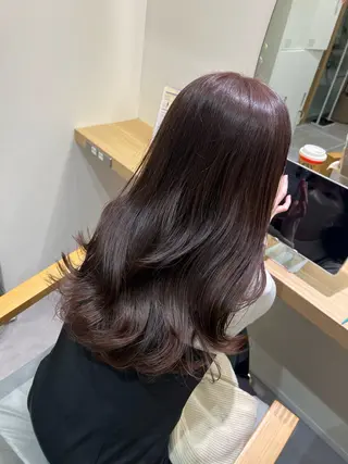 セミロング miha HARVEYのヘアスタイル