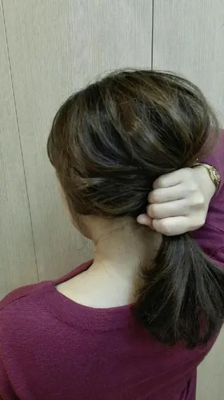 セミロング カラー パーマ マツエク・マツパ ネイル ヘアアレンジ MEGUMI megumiのヘアスタイル