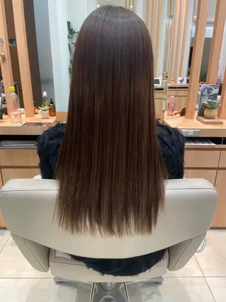 ロング OASIS AVEDA 立川所属・ストレート/カラー ゆづきのヘアスタイル