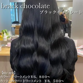 セミロング カラー プル艶職人/ にしものヘアスタイル