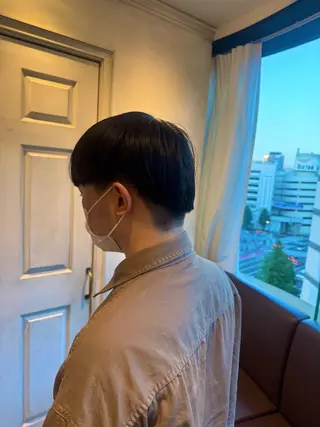 ショート 透明感カラー💜 モテ髪 空陽💙のヘアスタイル