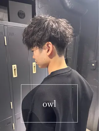 ショート ヘアアレンジ メンズ メンズ専門 美容師✨ アメ村 堀江颯瑛のヘアスタイル