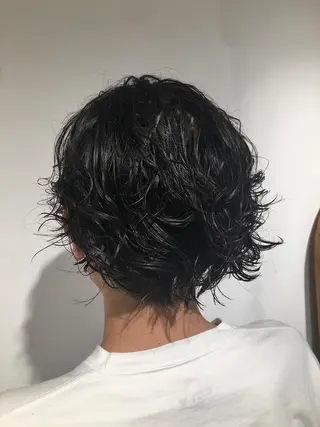 ショート パーマ 高橋 英彦のヘアスタイル
