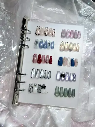 ネイル yume 大人ガーリーネイルのネイルデザイン