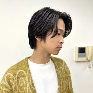 ショート カラー パーマ ヘアアレンジ メンズ 💎髪質改善特化💎 RUITOのヘアスタイル