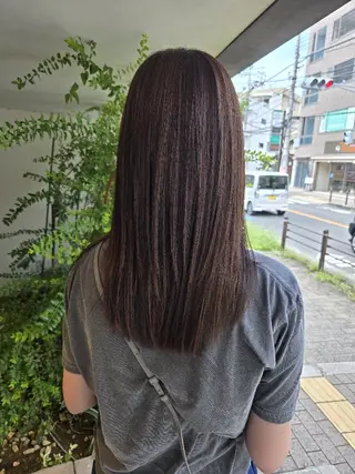 ロング カラー 韓国好き🇰🇷 美容師MIKUのヘアスタイル
