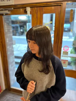 カラー 多幸感×儚さ /代々木公園/リサのヘアスタイル