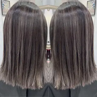 ミディアム ヘアアレンジ 縮毛矯正 髪質改善寺坂雄飛💐のヘアスタイル