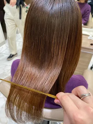 セミロング パーマ 清野 大のヘアスタイル