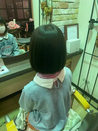 ミディアム hair make echo滿木あい花のヘアスタイル