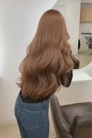 ロング カラー 🫧カラーモデル募集 純菜🫧のヘアスタイル