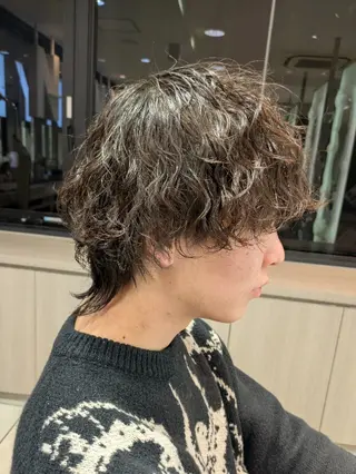 パーマ 小川 健治✨のヘアスタイル