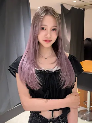 ロング ハイトーン🫧艶髪 MAIKAのヘアスタイル