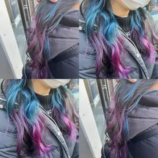 ロング カラー 原宿サロン代表 デザインカラー伊藤卓のヘアスタイル