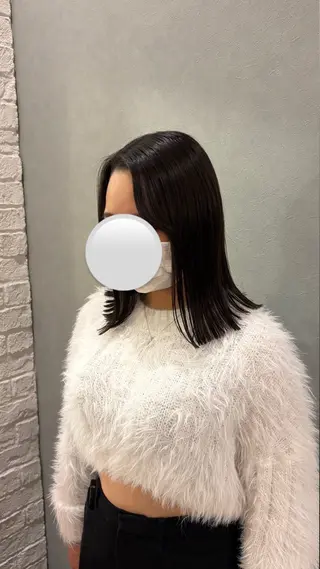 ミディアム RUDDER 小泉のヘアスタイル