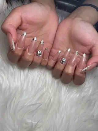 ロング ネイル BELLUNA Mizuki❤︎のネイルデザイン