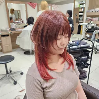 セミロング カラー 中村 和貴 ＜Ash津田沼＞のヘアスタイル