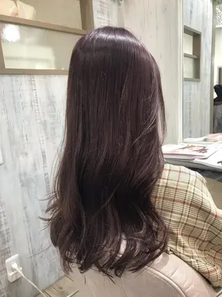 ロング ネモトメイナ🌿 今月末で退職しますのヘアスタイル