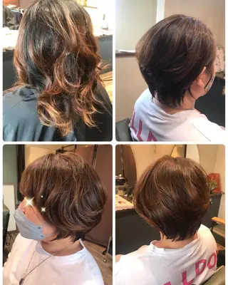 ショート カラー Ray hair 春日部のヘアスタイル