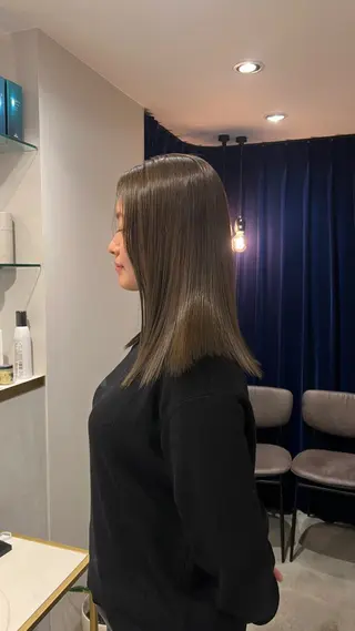 セミロング カラー ☆ HARUKA ☆のヘアスタイル